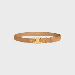 Sale Medium Triomphe Belt in SUEDE CALFSKIN Women Triomphe