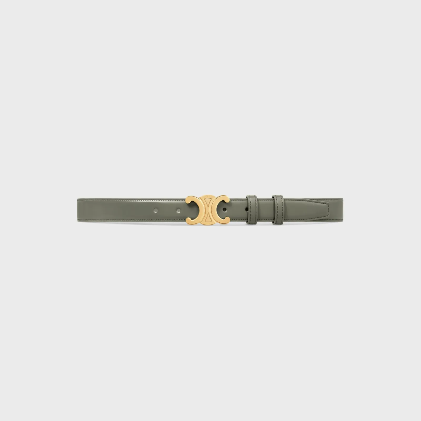 Fashion Medium Triomphe Belt in Taurillon Leather Women Triomphe