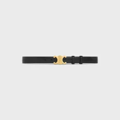 Online Medium Triomphe Belt in Taurillon Leather Women Triomphe