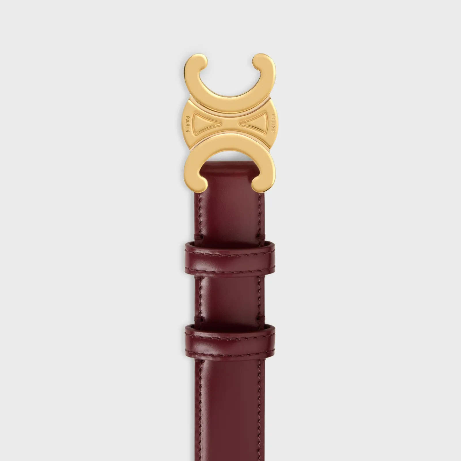 Discount Medium Triomphe Belt in Taurillon Leather Women Triomphe