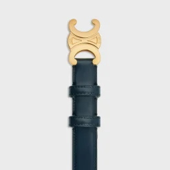 Hot Medium Triomphe Belt in Taurillon Leather Women Triomphe