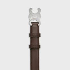 Sale Medium Triomphe Belt in Taurillon Leather Belts