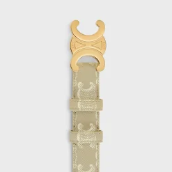 Fashion Medium Triomphe Belt in Triomphe Canvas Women Triomphe