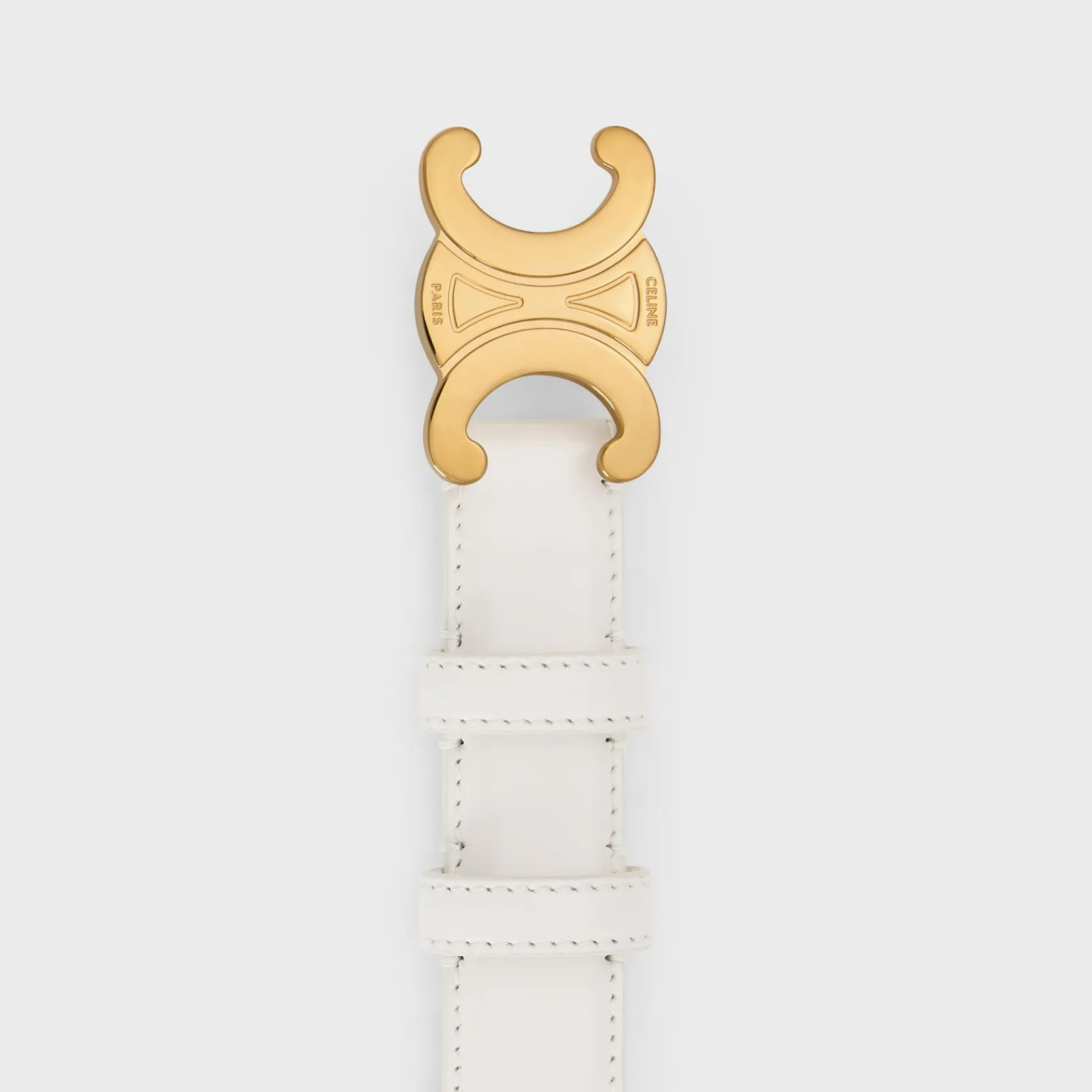 Fashion Medium Triomphe Belt in Taurillon Leather Women Triomphe
