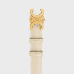 Discount Medium Triomphe Belt in Taurillon Leather Women Triomphe