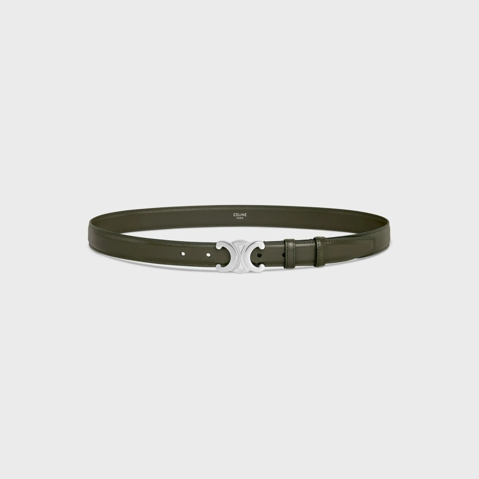 New Medium Triomphe Belt in Taurillon Leather Belts