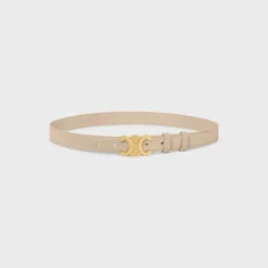 Sale Medium Triomphe Belt in Taurillon Leather Women Triomphe