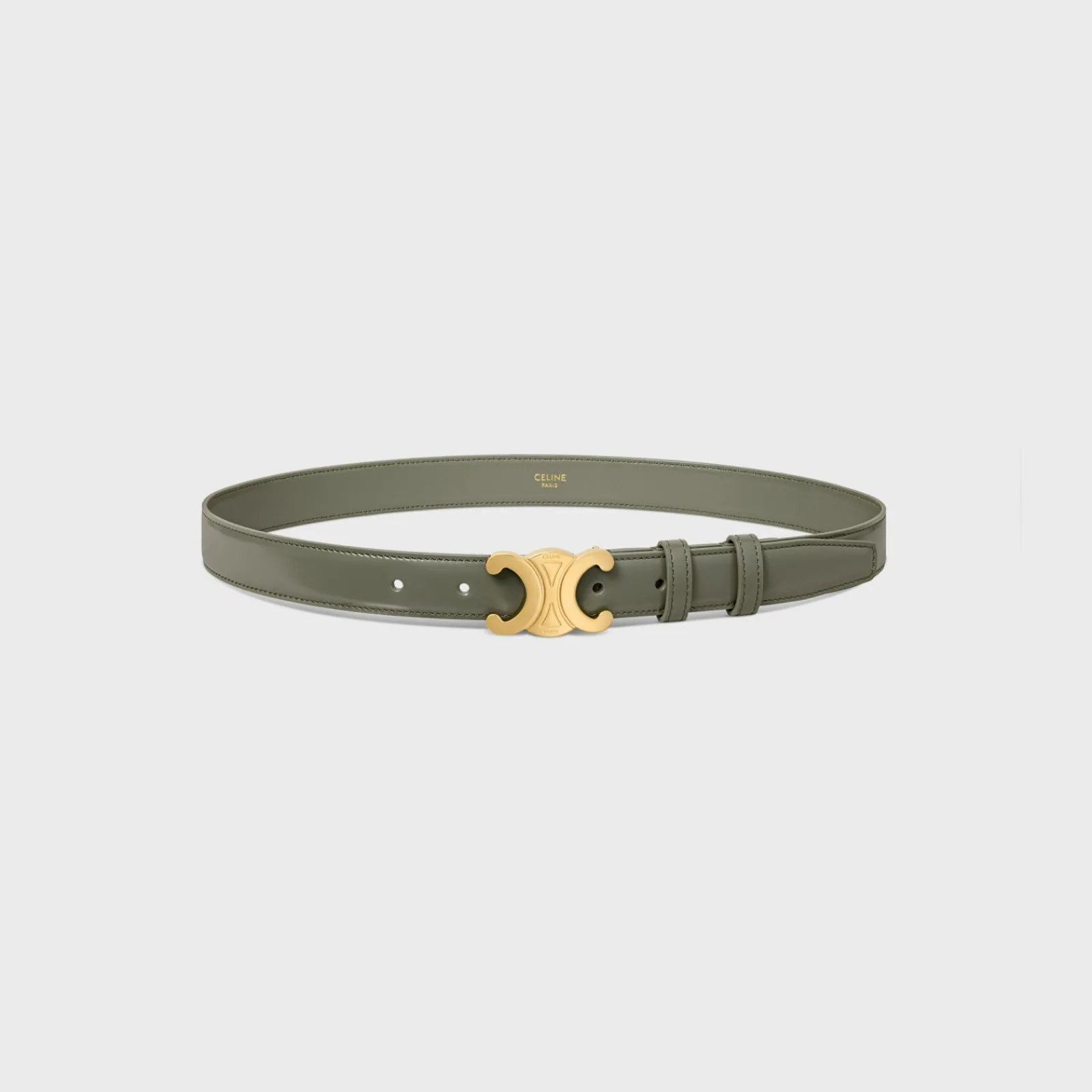 Fashion Medium Triomphe Belt in Taurillon Leather Women Triomphe