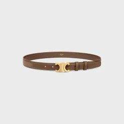 Best Medium Triomphe Belt in Taurillon Leather Women Triomphe