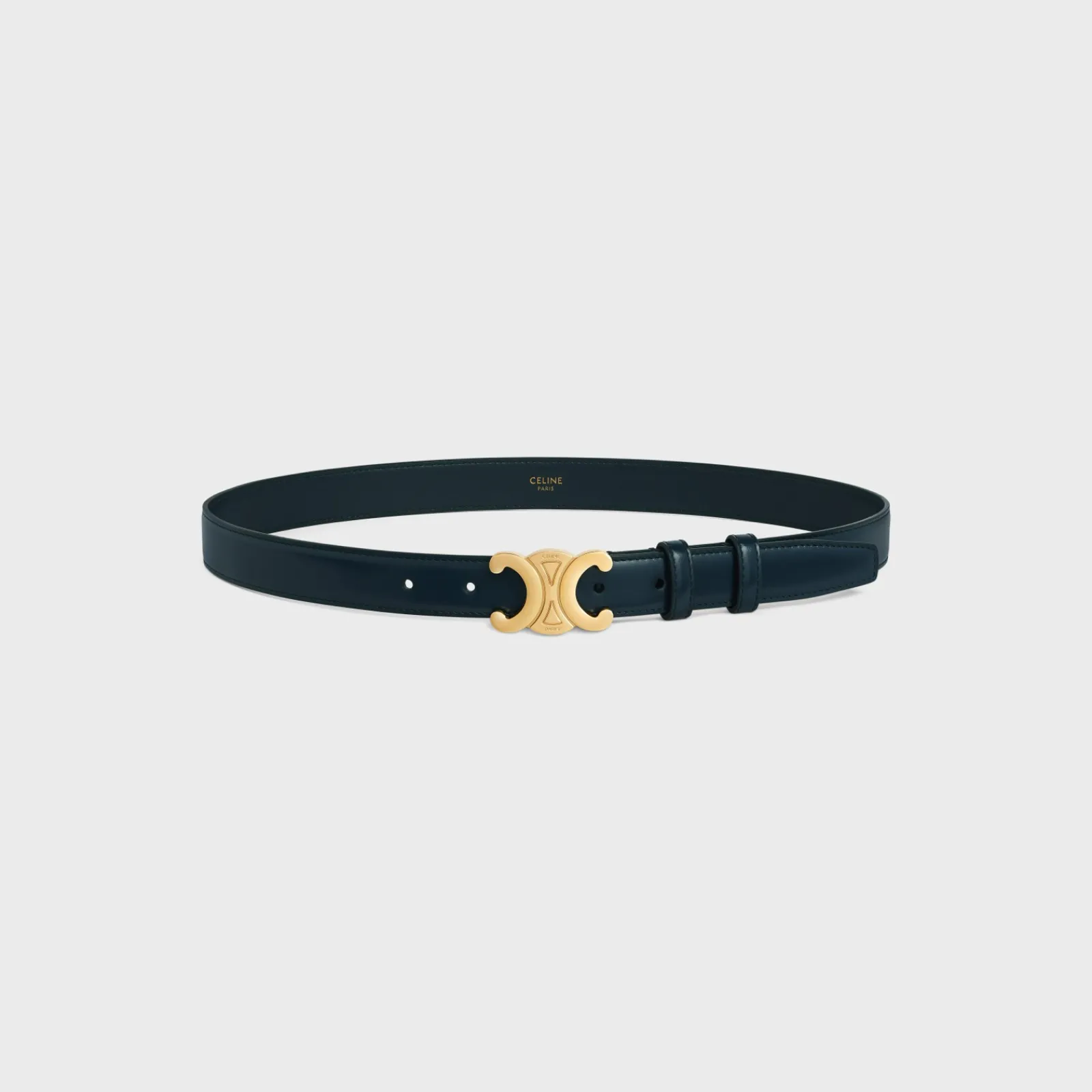Hot Medium Triomphe Belt in Taurillon Leather Women Triomphe