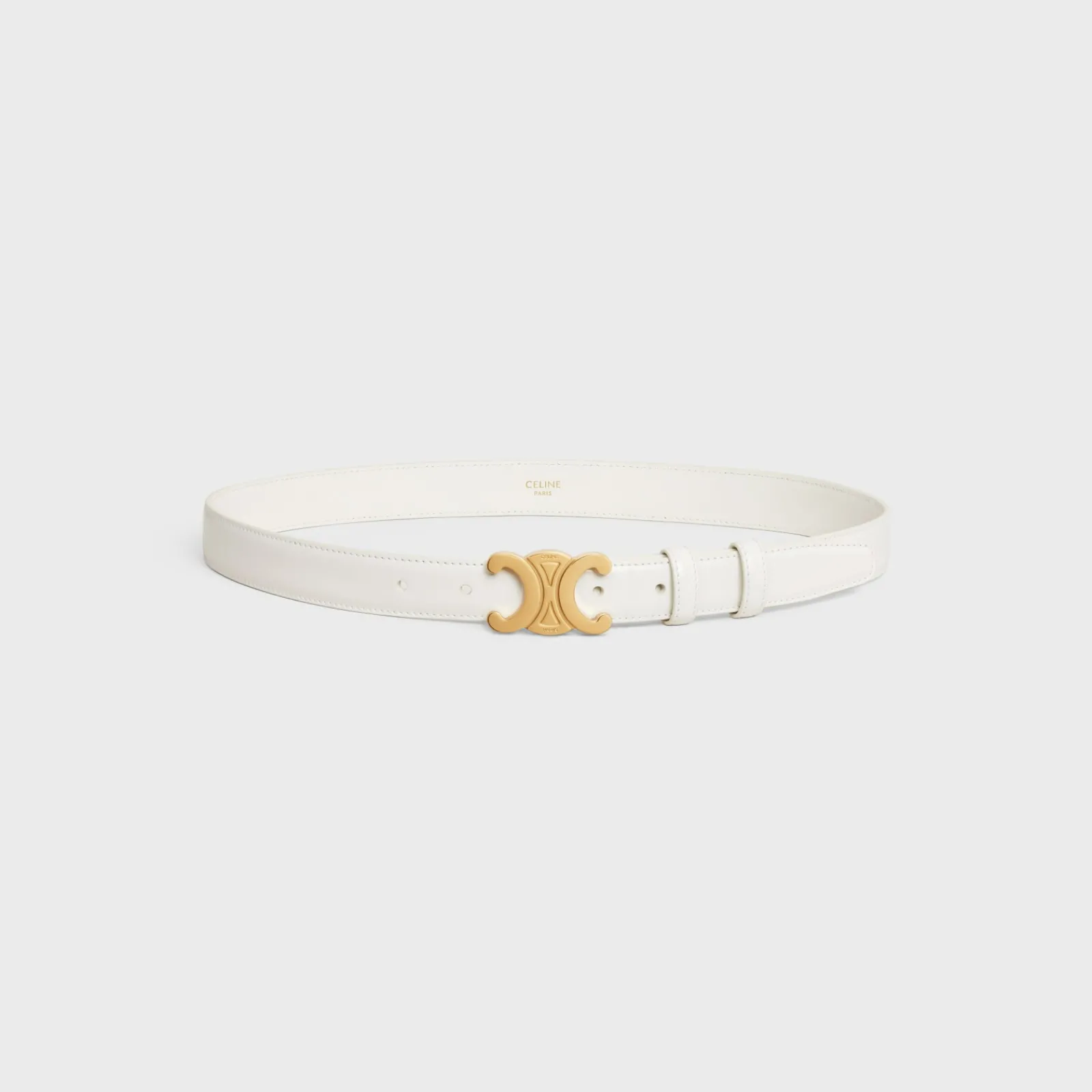 Fashion Medium Triomphe Belt in Taurillon Leather Women Triomphe