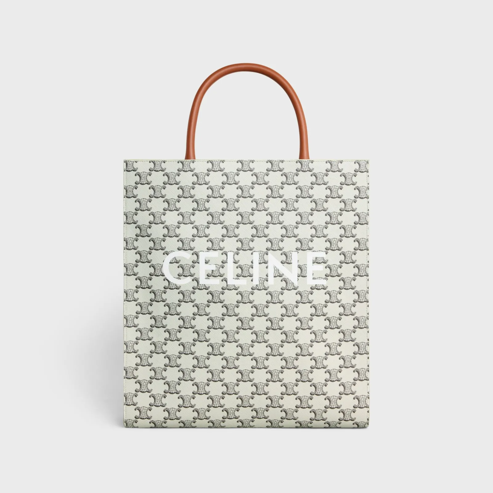 Fashion Medium Vertical Cabas in Triomphe Canvas with print Triomphe Canvas | Categories·Tote Bags
