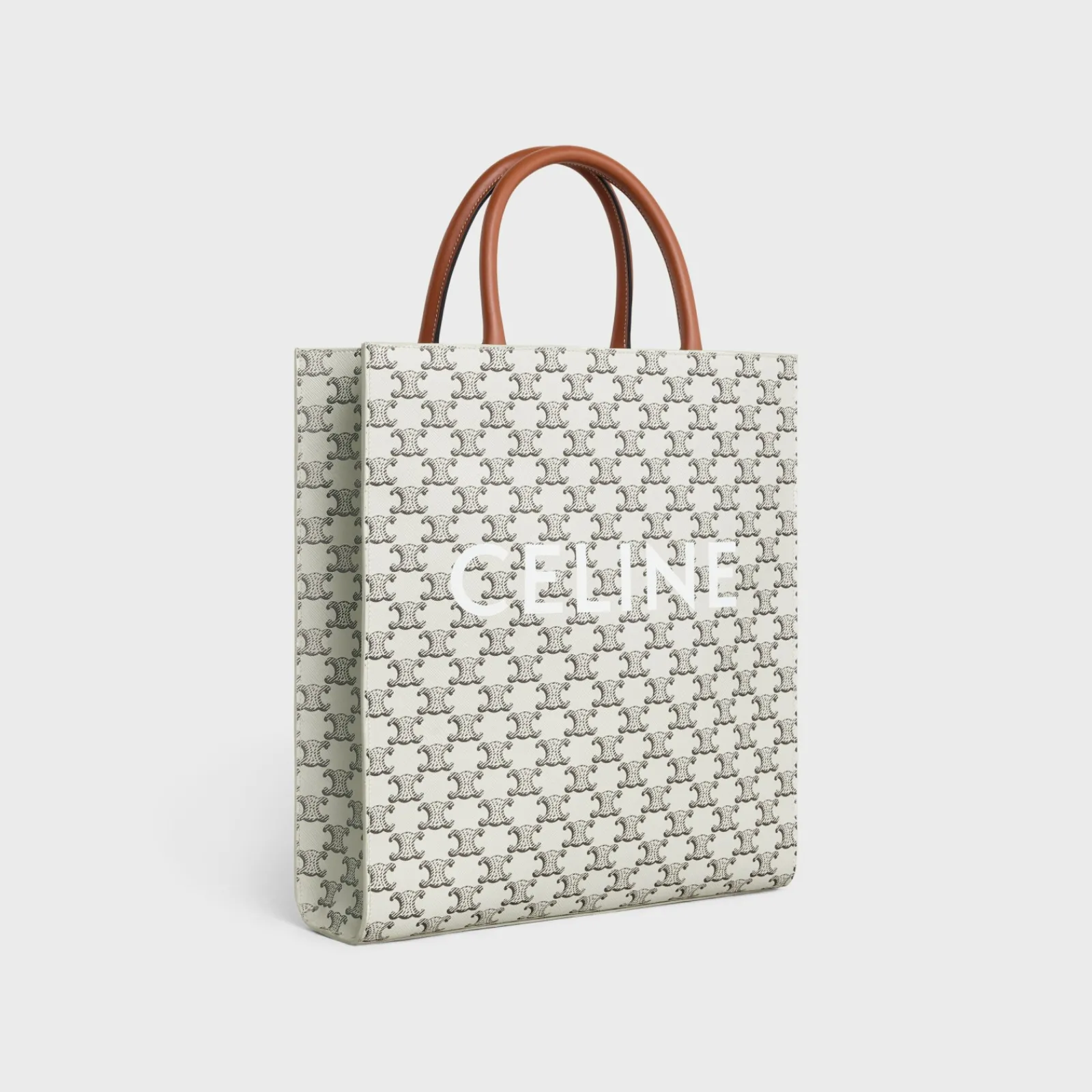 Fashion Medium Vertical Cabas in Triomphe Canvas with print Triomphe Canvas | Categories·Tote Bags