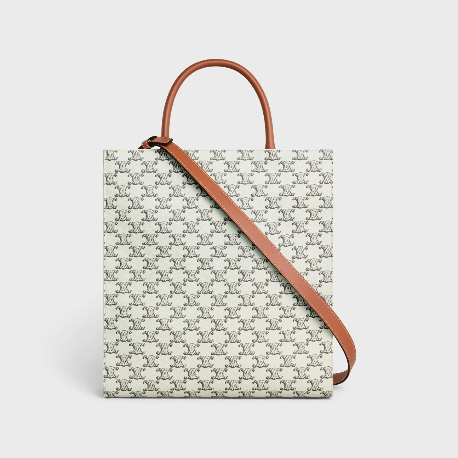 Fashion Medium Vertical Cabas in Triomphe Canvas with print Triomphe Canvas | Categories·Tote Bags