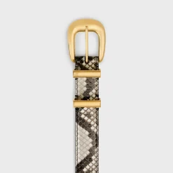Fashion MEDIUM WESTERN BELT in PYTHON Women Western