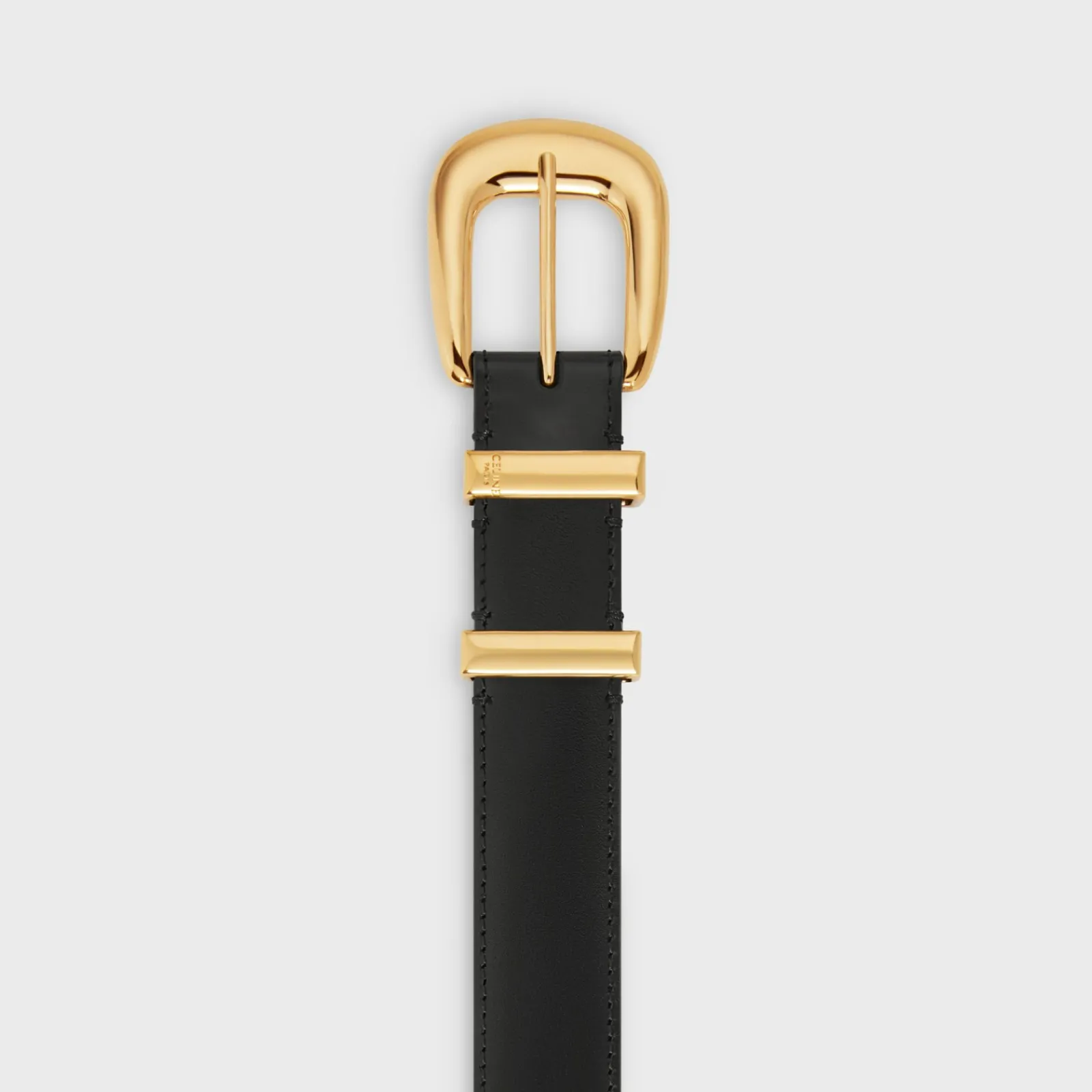 New MEDIUM WESTERN BELT in Taurillon Leather Women Western
