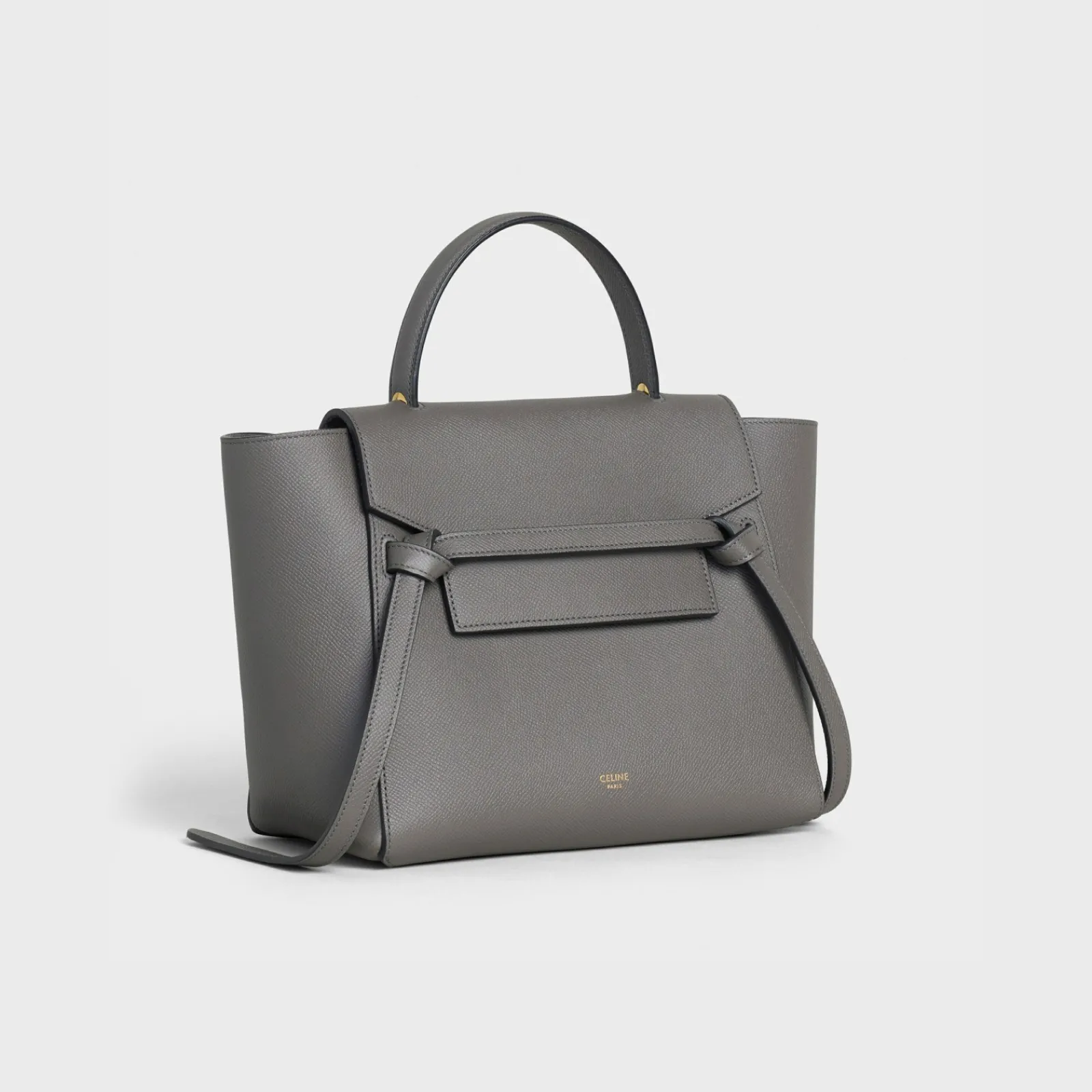 Outlet Micro Belt bag in grained calfskin Women More Lines·Belt Bag | Categories·Cross-Body Bags