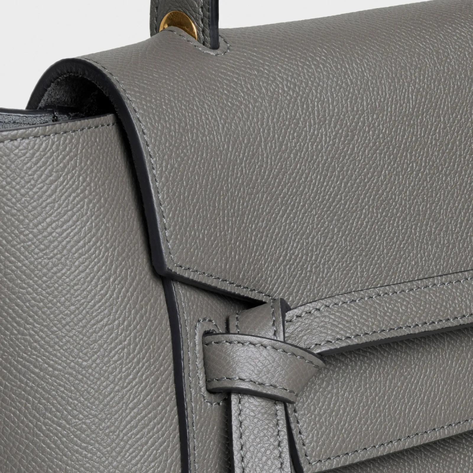 Outlet Micro Belt bag in grained calfskin Women More Lines·Belt Bag | Categories·Cross-Body Bags