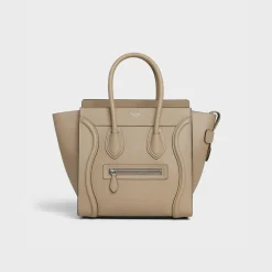 Discount Micro Luggage handbag in drummed calfskin Women More Lines·Other Lines