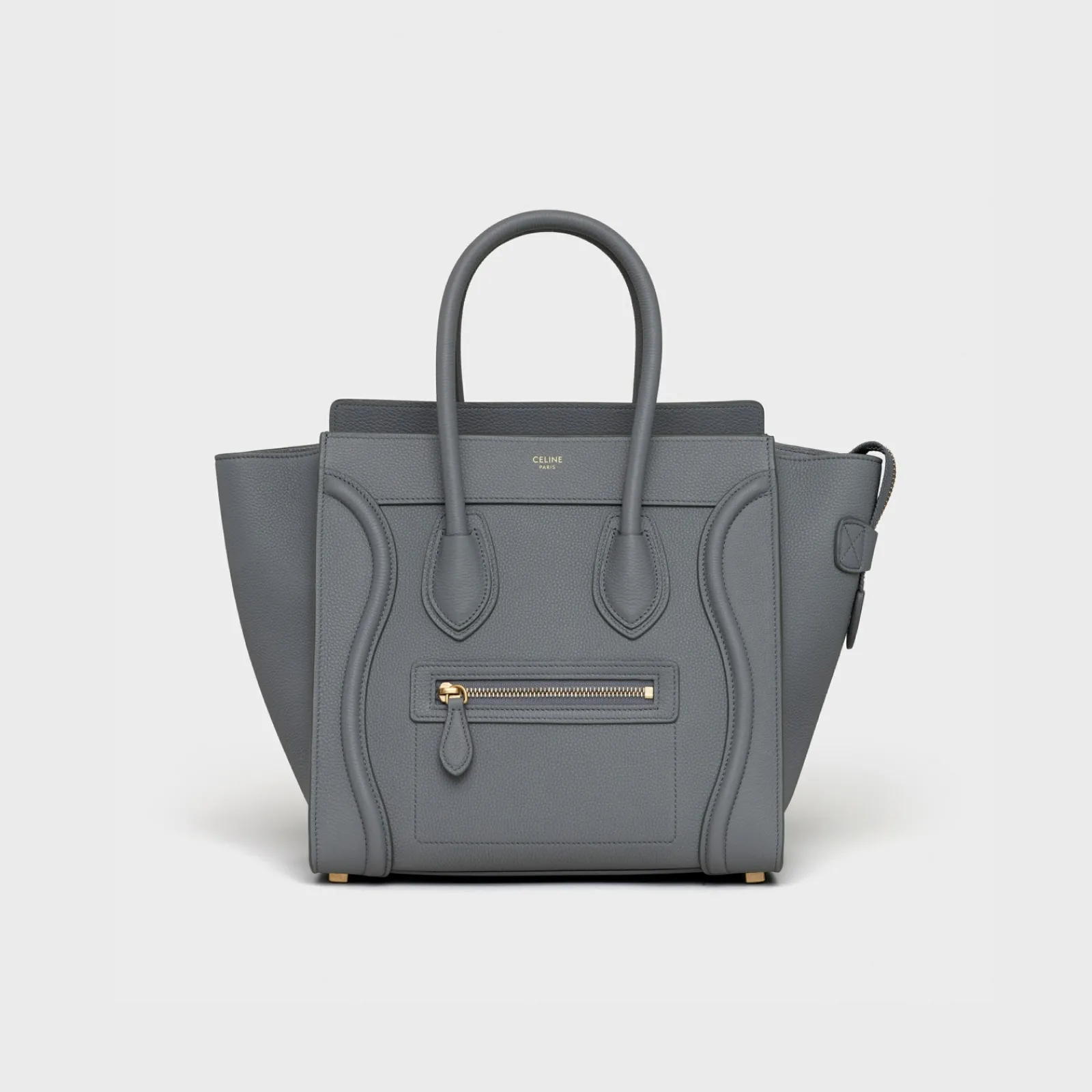 Outlet Micro Luggage handbag in baby drummed calfskin Women More Lines·Other Lines