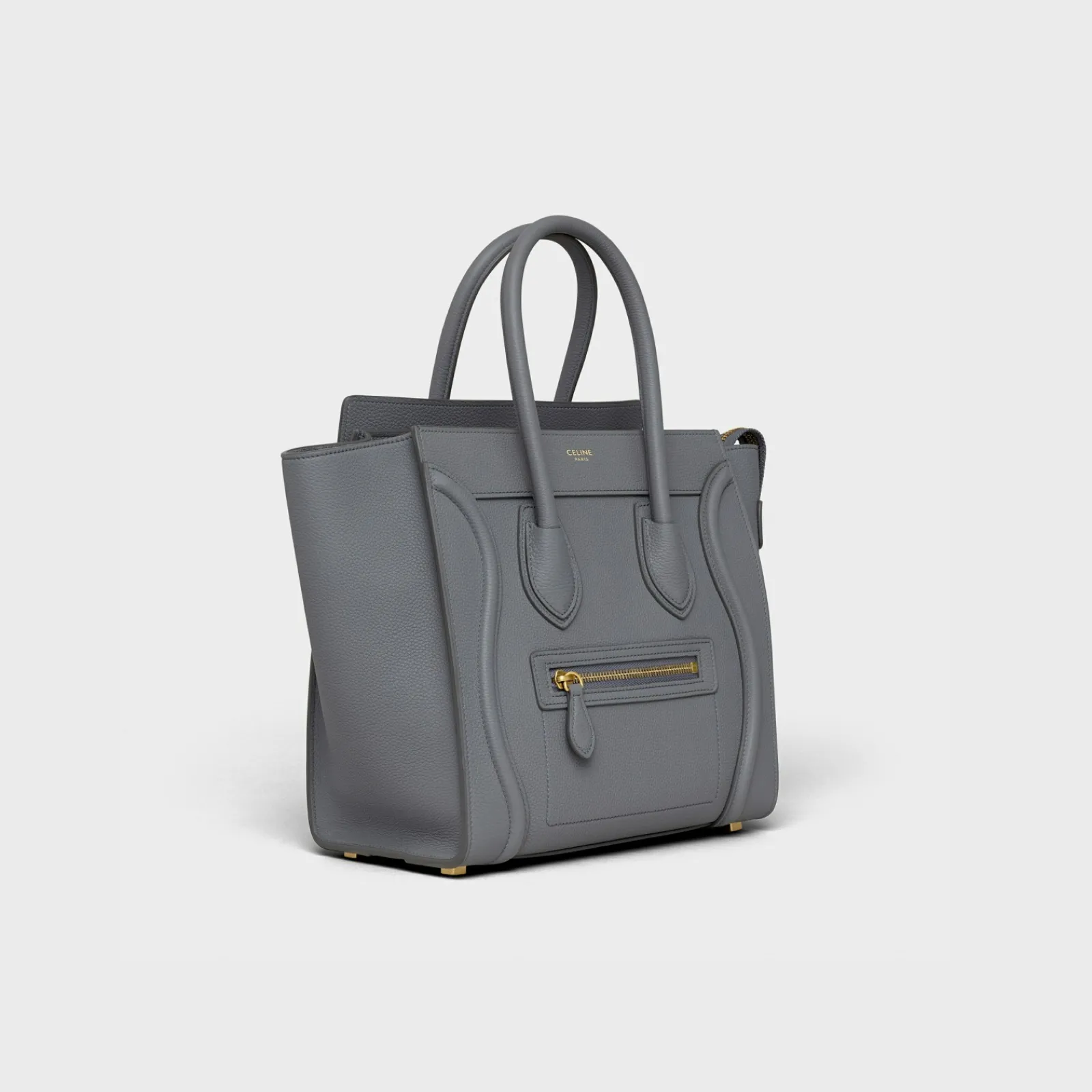Outlet Micro Luggage handbag in baby drummed calfskin Women More Lines·Other Lines