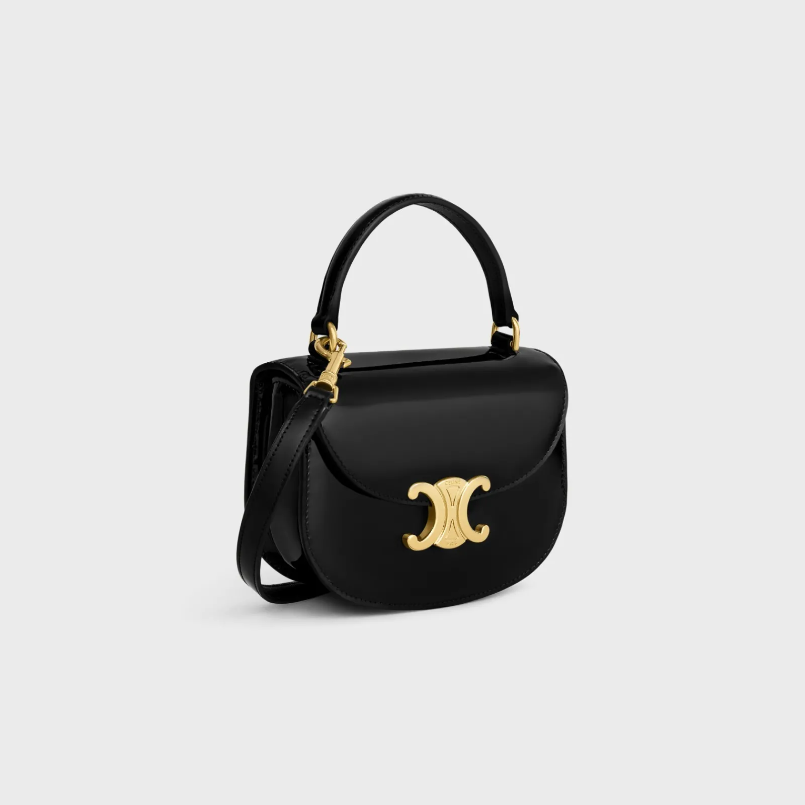 Fashion MINI BESACE CLEA in PATENT CALFSKIN Women More Lines·Clea