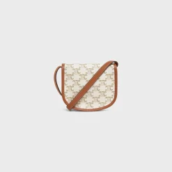 Discount Mini Besace in Triomphe Canvas and calfskin Women Triomphe Canvas | Categories·Cross-Body Bags