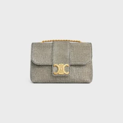 New MINI VICTOIRE in GLITTER TEXTILE Women More Lines·Other Lines