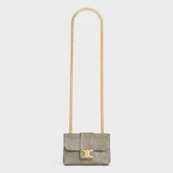 New MINI VICTOIRE in GLITTER TEXTILE Women More Lines·Other Lines
