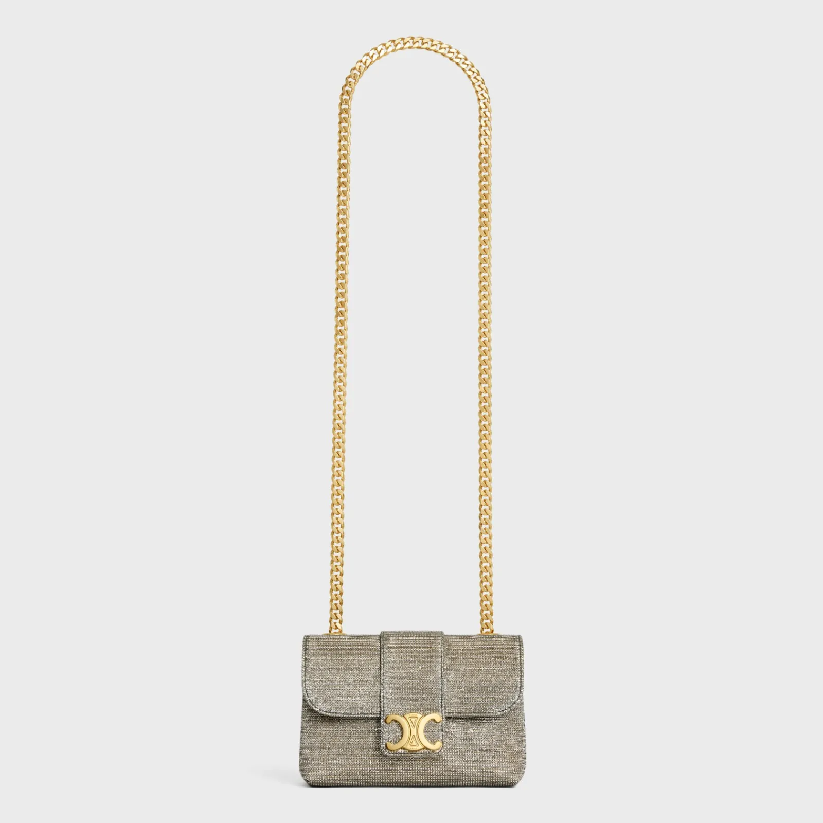 New MINI VICTOIRE in GLITTER TEXTILE Women More Lines·Other Lines