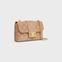 Discount MINI VICTOIRE in SUEDE CALFSKIN WITH TRIOMPHE STRASS Women More Lines·Other Lines