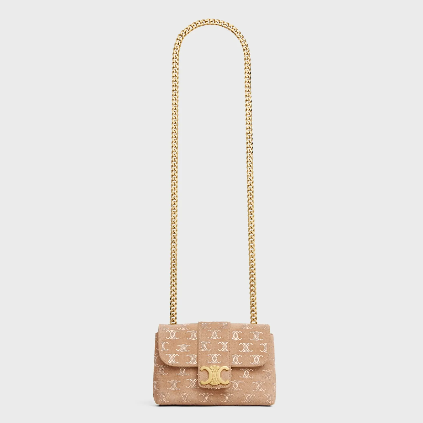 Discount MINI VICTOIRE in SUEDE CALFSKIN WITH TRIOMPHE STRASS Women More Lines·Other Lines