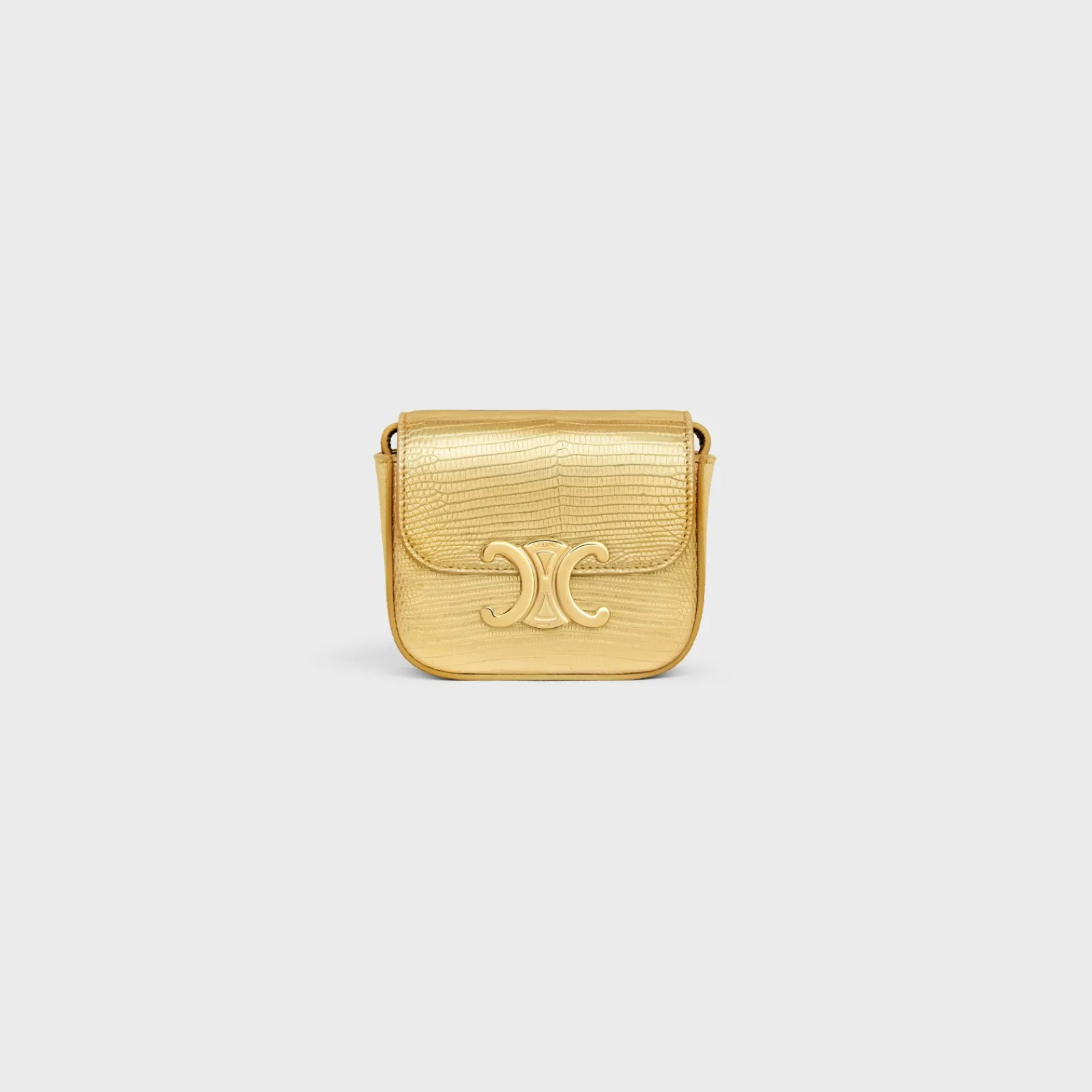 Online MINI CLAUDE in LAMINATED LIZARD Women More Lines·Claude