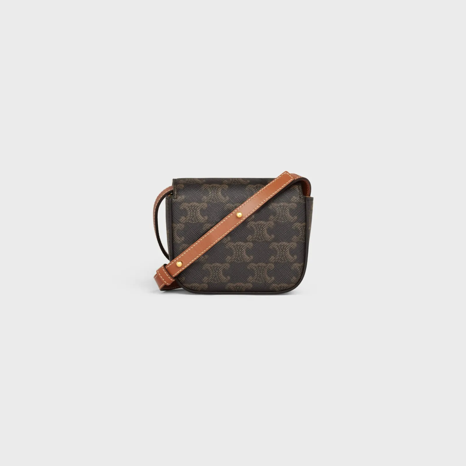 Fashion MINI CLAUDE in TRIOMPHE CANVAS and calfskin Women Triomphe Canvas | More Lines·Claude