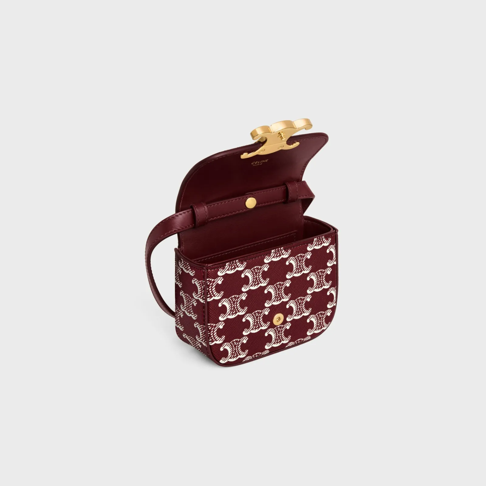 Sale MINI CLAUDE in TRIOMPHE CANVAS TWO-TONE Women Triomphe Canvas | More Lines·Claude