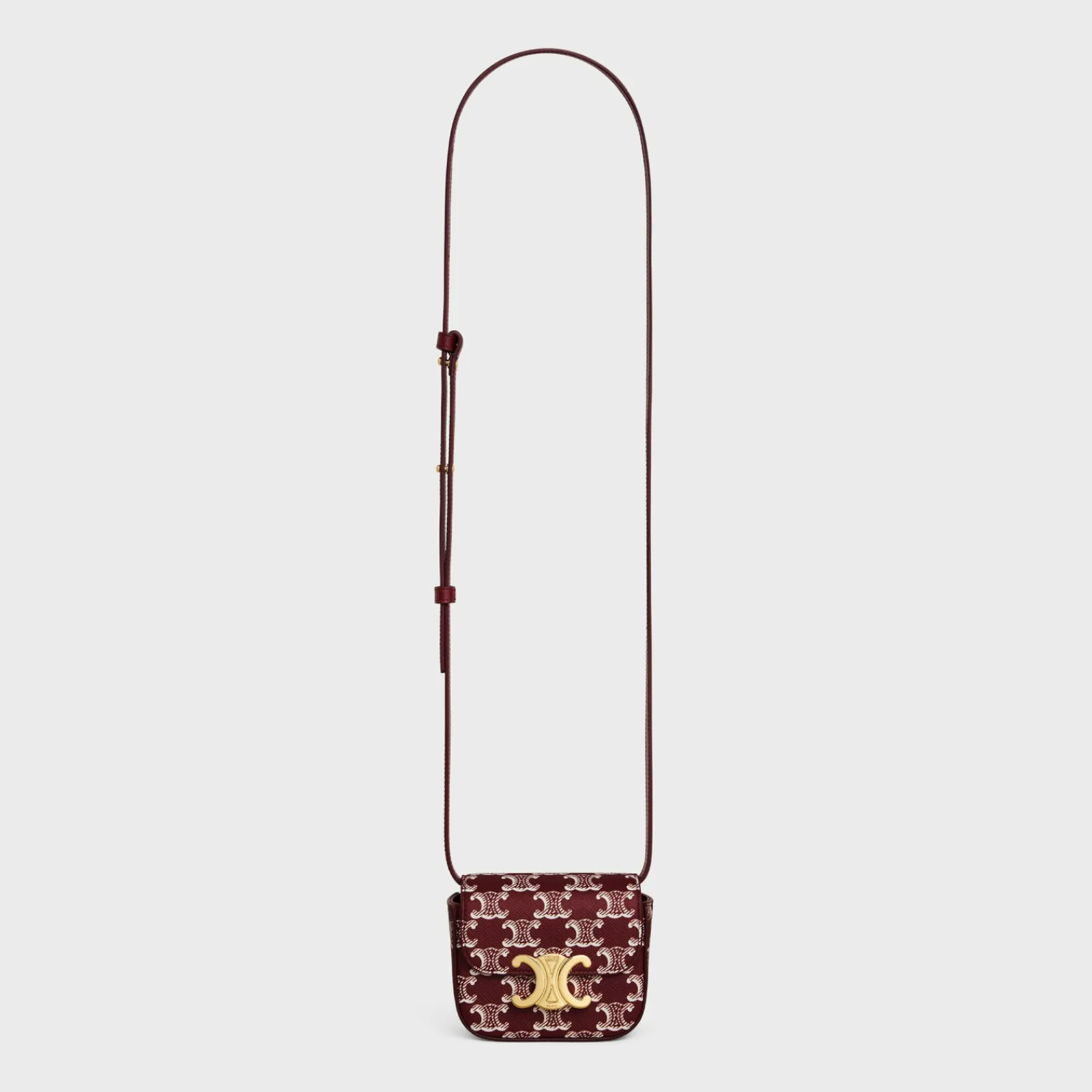 Sale MINI CLAUDE in TRIOMPHE CANVAS TWO-TONE Women Triomphe Canvas | More Lines·Claude