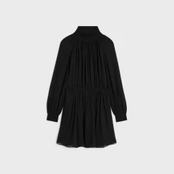Sale mini dress in silk georgette Women Dresses And Skirts