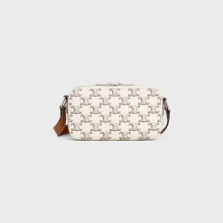 Sale MINI MESSENGER BOX in Triomphe Canvas and Calfskin Triomphe Canvas | Categories·Cross-Body Bags