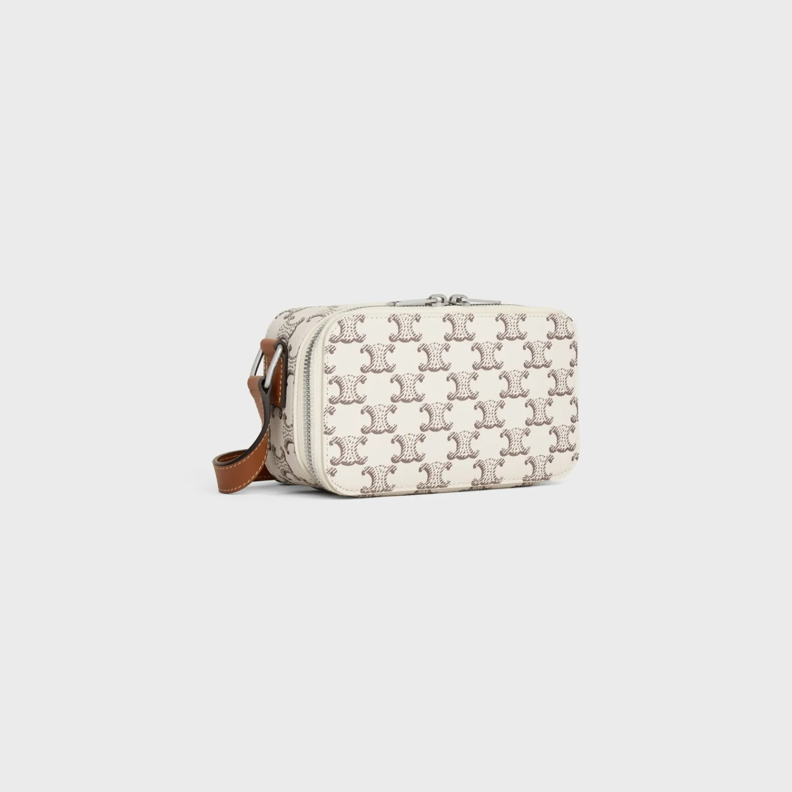 Sale MINI MESSENGER BOX in Triomphe Canvas and Calfskin Triomphe Canvas | Categories·Cross-Body Bags