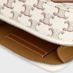 Sale MINI MESSENGER BOX in Triomphe Canvas and Calfskin Triomphe Canvas | Categories·Cross-Body Bags
