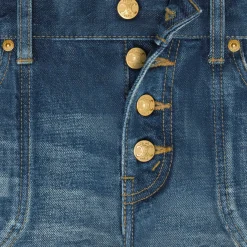 Hot mini shorts in dark union wash denim Women Pants And Shorts | Denim