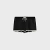 Hot mini Triomphe shorts in satin Women Pants And Shorts