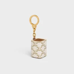 Best Miniature Perfume Holder Charm in Triomphe Canvas and calfskin Fragrances