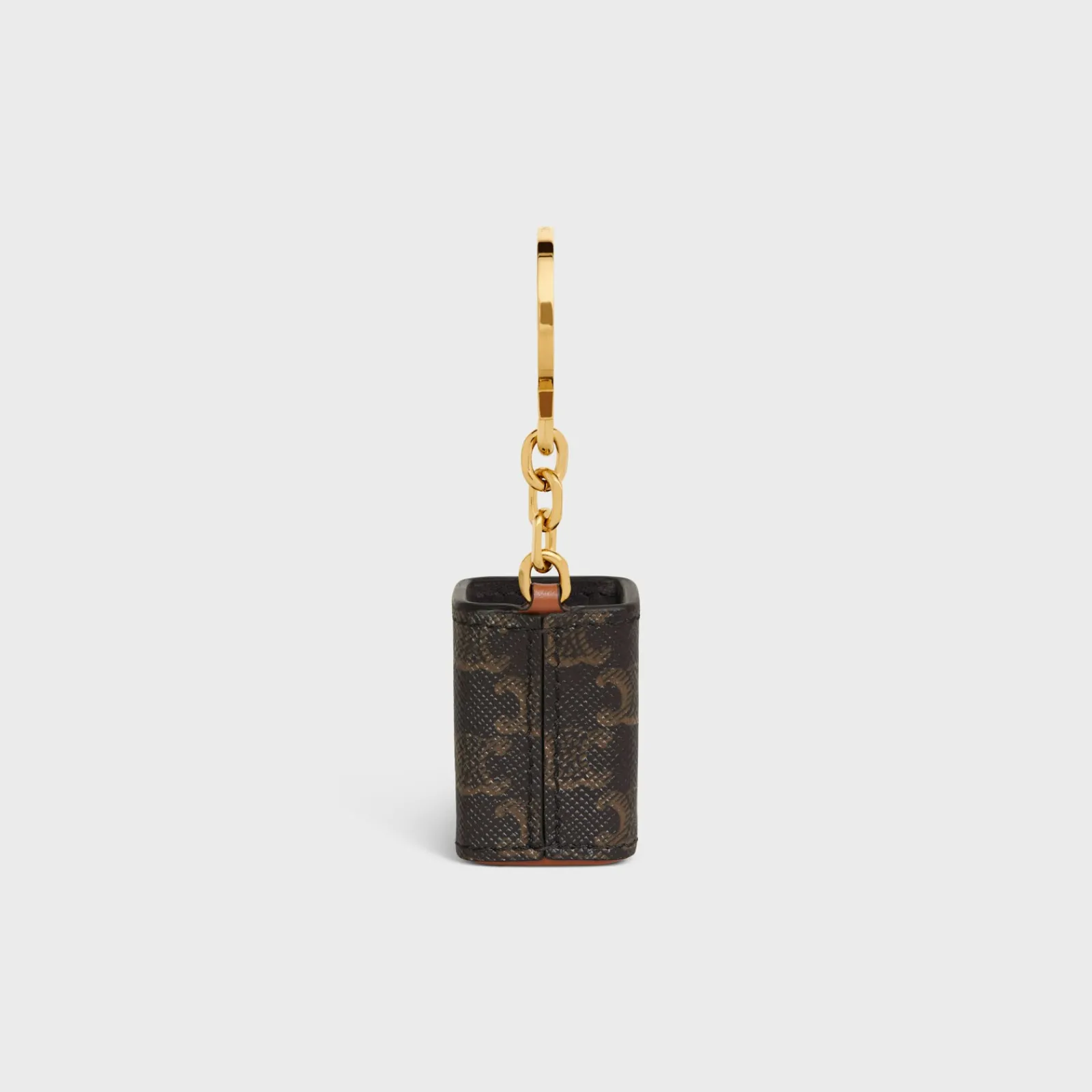 Clearance Miniature Perfume Holder Charm in Triomphe Canvas and calfskin Fragrances