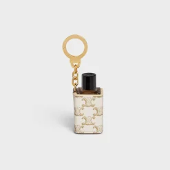 Best Miniature Perfume Holder Charm in Triomphe Canvas and calfskin Fragrances