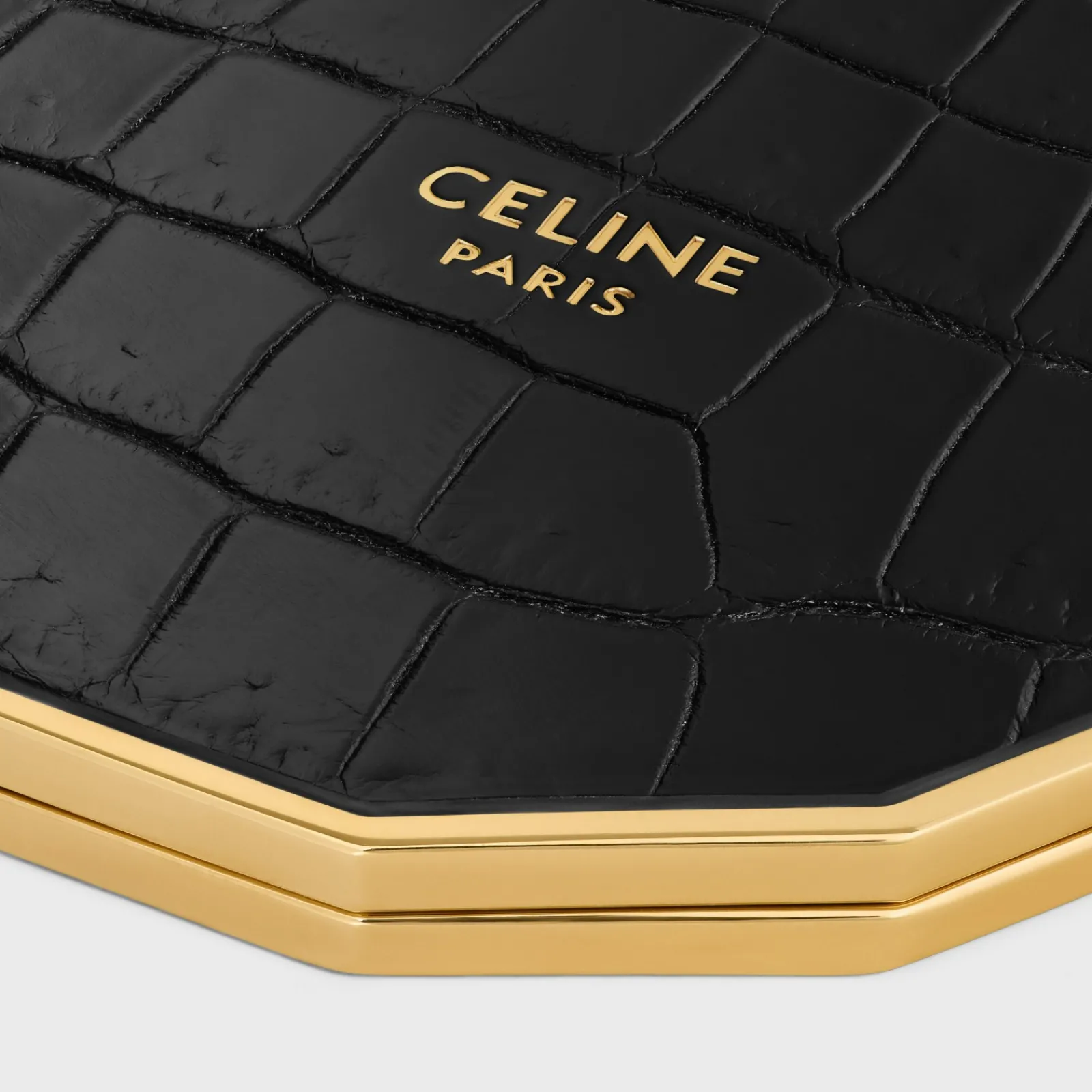 Discount MIRROR IN NILOTICUS CROCODILE AND BRASS Beauty Accessories | Travel