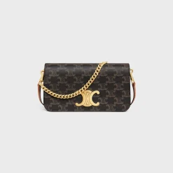 New MULTIPOCHETTE in TRIOMPHE CANVAS and calfskin Women Triomphe Canvas