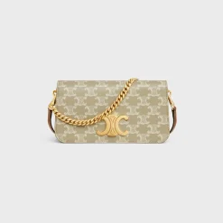 Hot MULTIPOCHETTE in TRIOMPHE CANVAS AND CALFSKIN Women Triomphe Canvas
