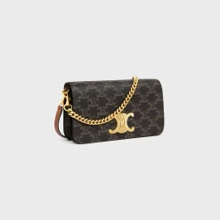 New MULTIPOCHETTE in TRIOMPHE CANVAS and calfskin Women Triomphe Canvas
