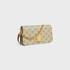 Hot MULTIPOCHETTE in TRIOMPHE CANVAS AND CALFSKIN Women Triomphe Canvas